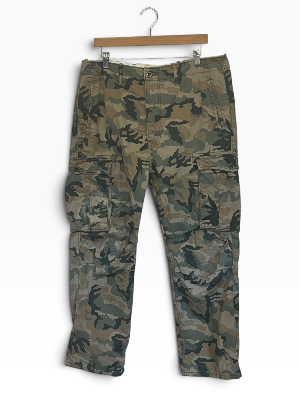 Levi's Cargo I Men's Camo Cargo Pants Size W36 L30 White Tab Zip Fly